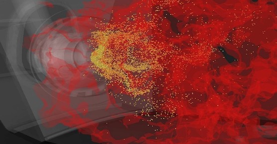 Industria e ambiente, studio dell'Ateneo  conquista la copertina di "Physics of fluids"